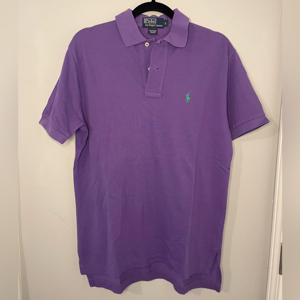 Ralph Lauren Purple Polo Shirt for Men